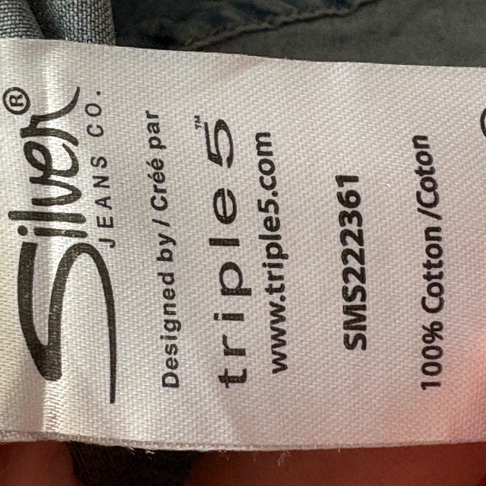 Men's Silver & Co. Denim Short Sleeve Shirt - Picture 7 of 7